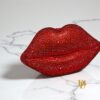 Rouge Kiss Crystal Clutch
