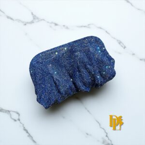 Midnight Halo Crystal Clutch