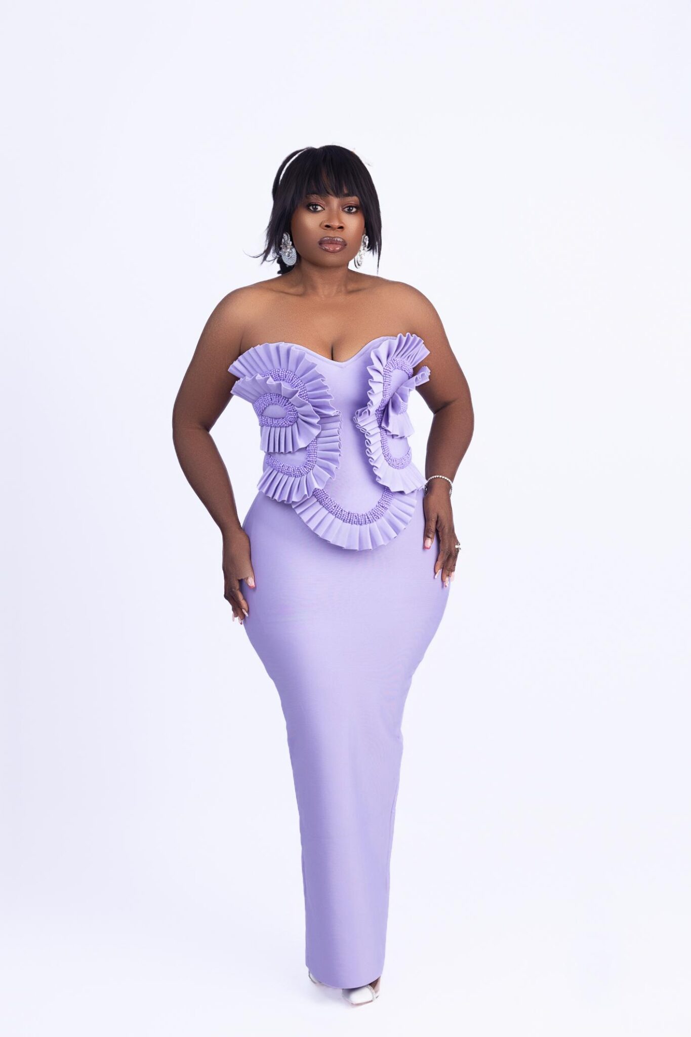 Hazel Lilac Bloom Gown